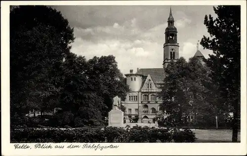 Ak Celle in Niedersachsen, Schlossgarten