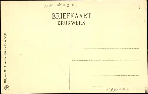 Ak Beverwijk Nordholland Niederlande, Groenelaan