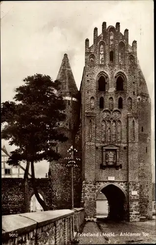 Ak Friedland in Mecklenburg, Anklamer Tor