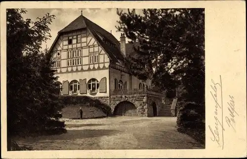 Ak Lengenfeld Vogtland Sachsen, Herrenhaus, Parkfest