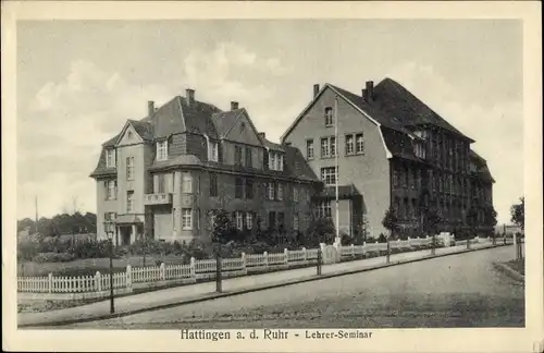 Ak Hattingen an der Ruhr, Lehrerseminar