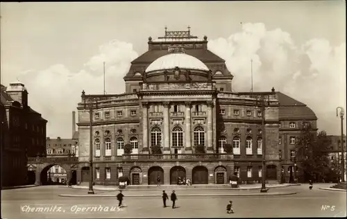 Ak Chemnitz in Sachsen, Opernhaus