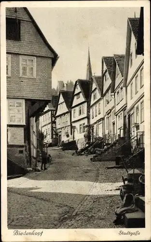 Ak Biedenkopf an der Lahn, Stadtgasse