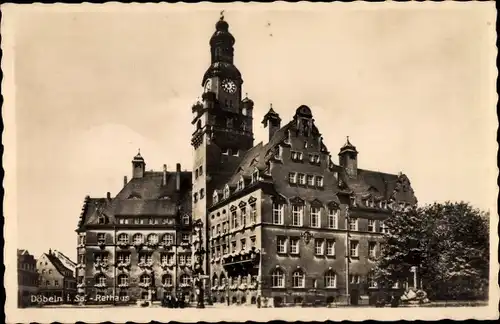 Ak Döbeln in Sachsen, Rathaus