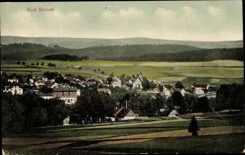 Ak Bad Steben in Oberfranken, Ortsansicht