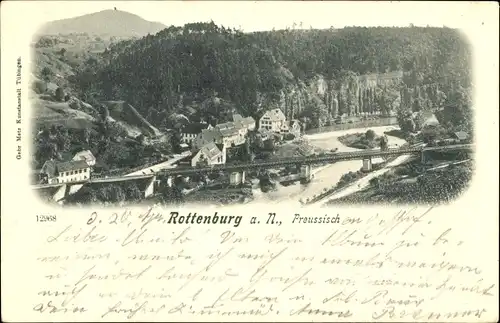 Ak Rottenburg am Neckar, Preussisch