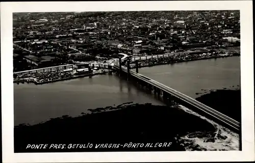 Ak Porto Alegre Brasilien, Ponte Pres. Getulio Vargas