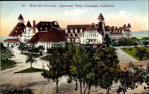 Ak Kalifornien USA, Hotel del Coronado