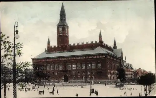 Ak København Kopenhagen Dänemark, Raadhuset