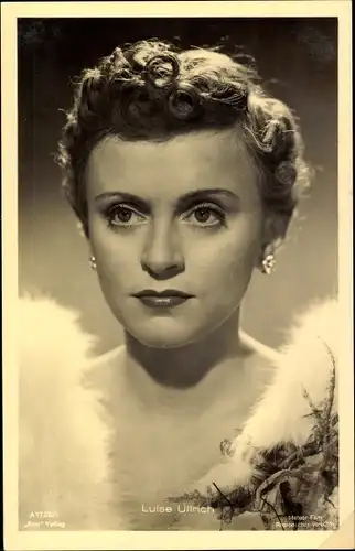 Ak Schauspielerin Luise Ullrich, Portrait, Autogramm