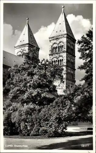 Ak Lund Schweden, Domkirche