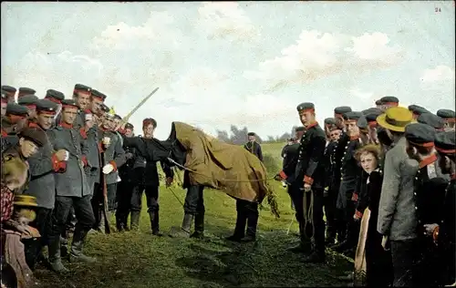 Ak Deutsche Soldaten in Uniformen