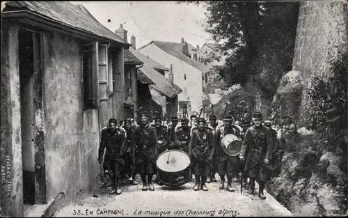 Ak En Campagne, Die Musik des Alpine Chasseus