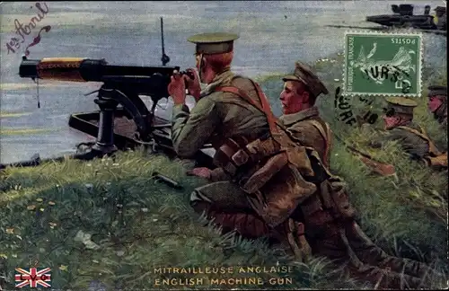 Ak Mitrailleuse Anglaise, English Machine Gun