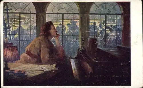 Künstler Ak Eichhorn, Leo B., Komponist Frédéric Chopin, Pianist, Klavierkomponist