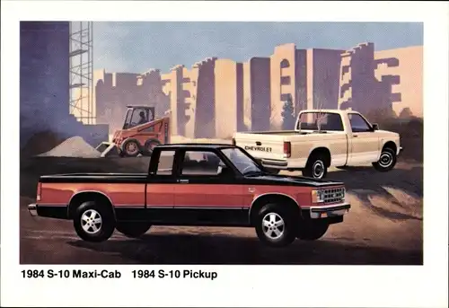 Ak Auto, Chevrolet, 1984 S-10 Maxi Cab, Pickup