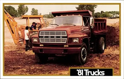 Ak 1981 Ford Trucks, Job-Tough Mediums