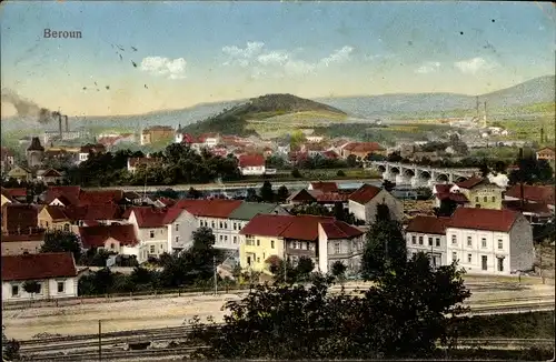 Ak Beroun Beraun Mittelböhmen, Gesamtansicht