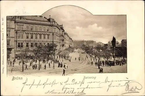 Ak Brno Brünn Südmähren, Bahnring