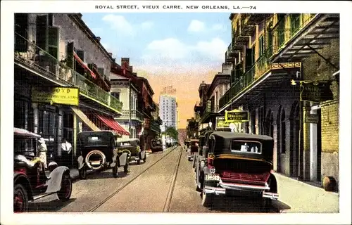 Ak New Orleans Louisiana USA, Royal Street, Vieux Carre