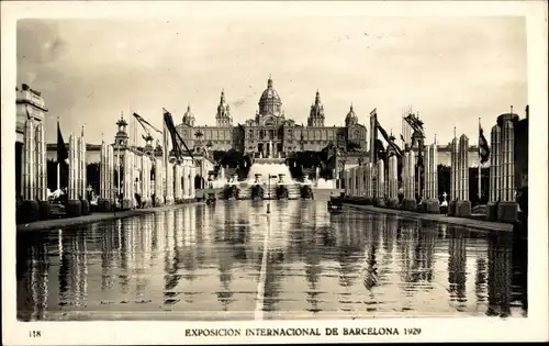 Ak Barcelona Katalonien, Exposition International 1929