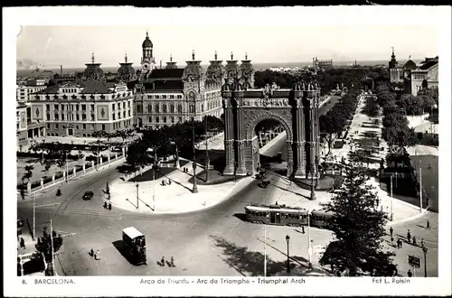 Ak Barcelona Katalonien Spanien, Arc de Triomphe