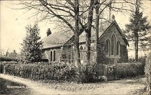 Ak Heronsgate Ostengland, Kirche