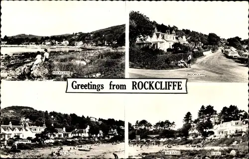 Ak Rockcliffe Schottland, die Sande