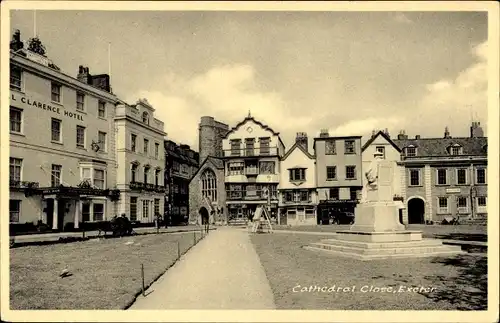 Ak Exeter Devon England, Cathedral Close, Hotel