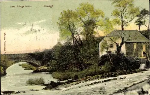 Ak Omagh Derry Londonderry Nordirland, Leap Bridge Mill's
