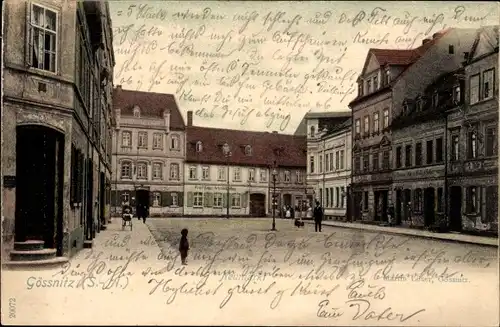Ak Gößnitz in Thüringen, Neumarkt