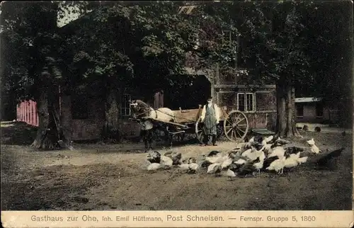 Ak Hamburg Eimsbüttel Schnelsen, Gasthaus zur Ohe