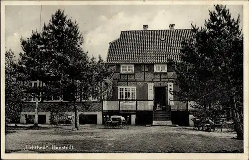 Ak Hanstedt in der Nordheide, Restaurant Lichtheil