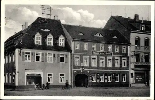 Ak Mügeln in Sachsen, Hotel zum Hirsch