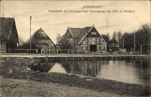 Ak Hoisdorf in Schleswig Holstein, Junghorst, Ferienheim der pädagogischen Vereinigung von 1905