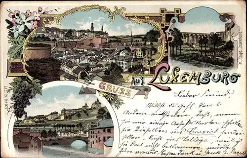 Litho Luxemburg, Stadtansichten