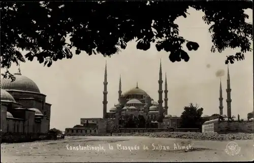 Foto Ak Konstantinopel Istanbul Türkei, La Mosquee de Sultan Ahmet, Moschee