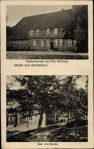 Ak Ostenholz Hartem Osterheide, Gastwirtschaft