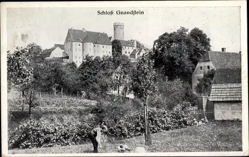 Ak Gnandstein Kohren Sahlis Frohburg in Sachsen, Schloss Gnandstein