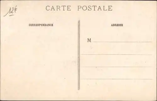 Ak Soissons Aisne, Bombardierung vom 17. März 1915, eine 155-mm-Granate explodierte