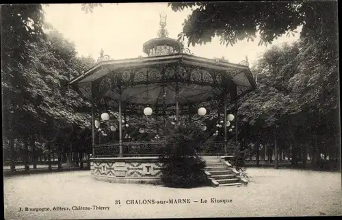 Ak Chalons sur Marne, Le Kiosque