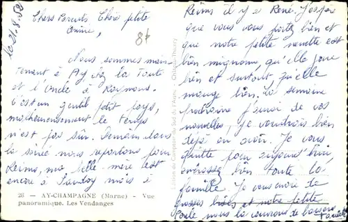 Ak Ay Marne, Panoramablick, Die Ernte