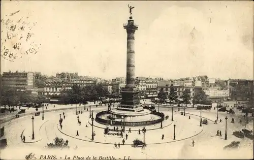 Ak Paris IV., Place de la Bastille