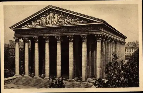 Ak Paris VIII., Die Kirche der Madeleine