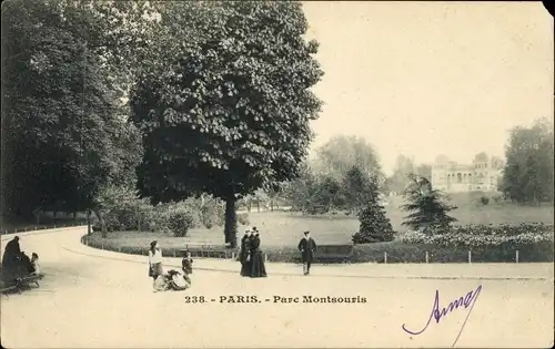 Ak Paris XIV., Parc Montsouris