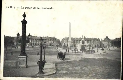 Ak Paris VIII., Place de la Concorde