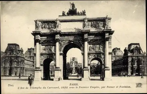 Ak Paris VIII., Der Arc de Triomphe du Carrousel