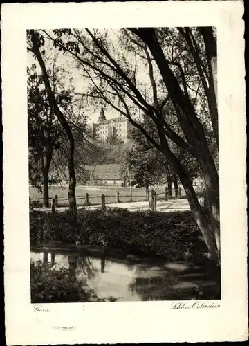 Ak Gera in Thüringen, Schloss Osterstein