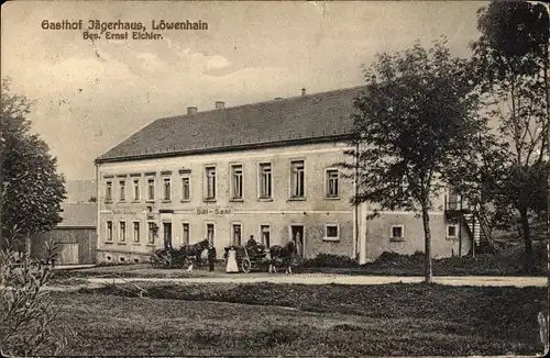 Ak Löwenhain Geising Altenberg Erzgebirge, Gasthof Jägerhaus