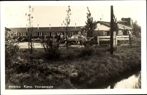 Ak Alkmaar Nordholland Niederlande, Amerika-Camp, Vorderansicht